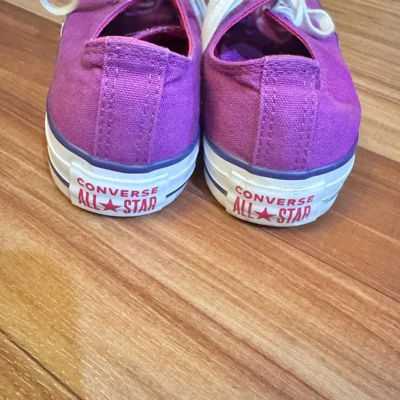 Converse Purple and Pink Women's Flats - Picture 3 of 8